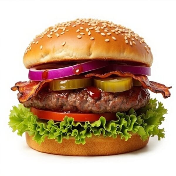Barbecue Bacon Beefburger Menu