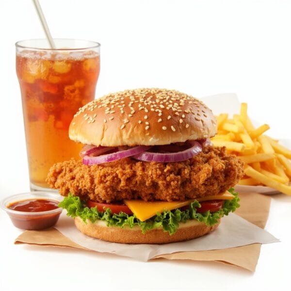 Crispy Chicken Burger original menu