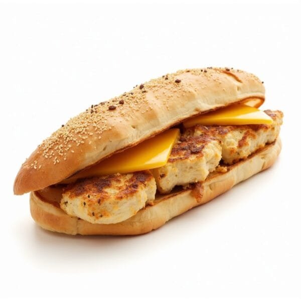 Turks brood met kipfilet en kaas